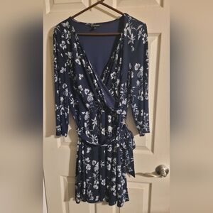 41 Hawthorn Navy Blue Floral Dress